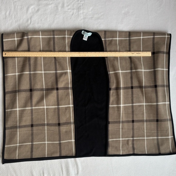 Tuckernuck Black and Tan Plaid Cape - Picture 7 of 8